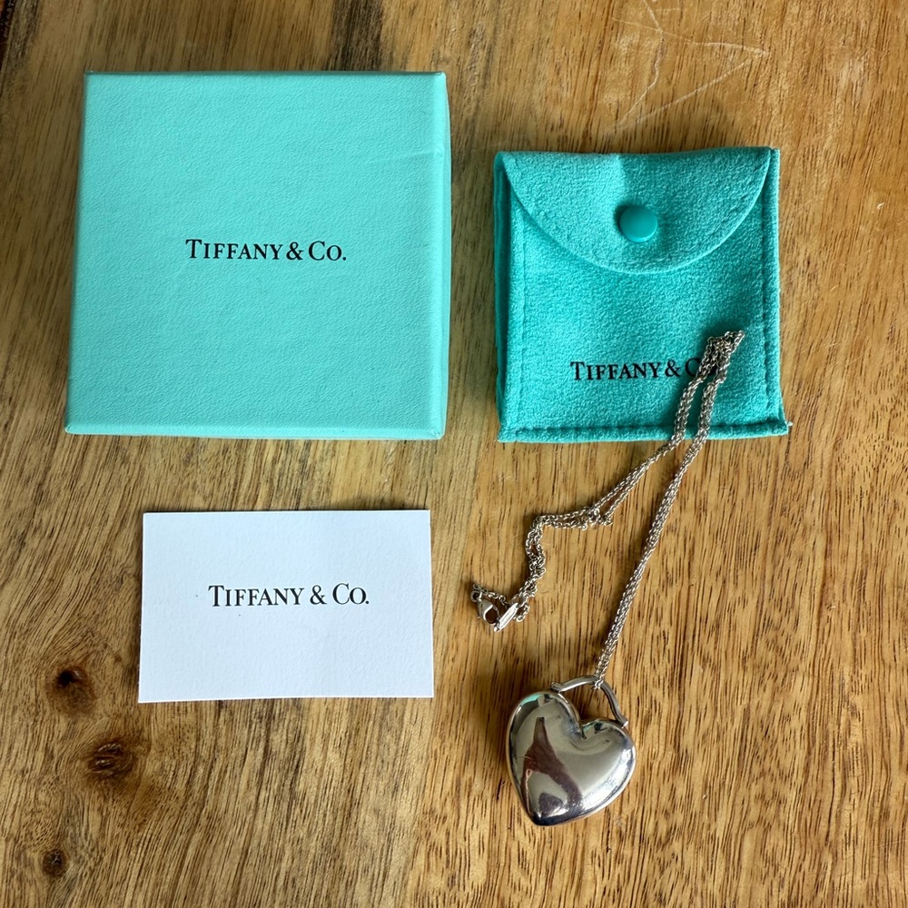 Tiffany & Co. Puffy Heart Pendant Necklace